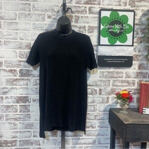 Eileen Fisher Black Short Sleeve sweater medium